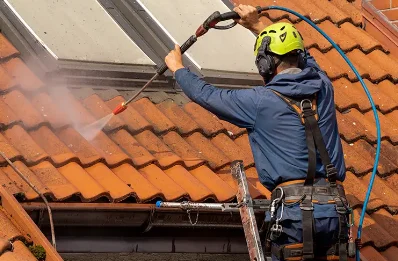 Démoussage et hydrofuge de toiture à Baho